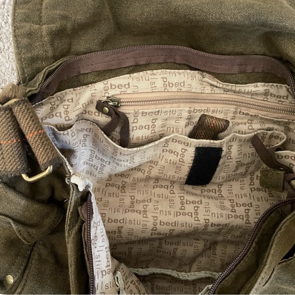Bed Stu canvas bag. Hawkeye style, earth brown. - Picture 4 of 5